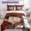 3pcs Mr. Bean2 pattern bedding set duvet cover set includes duvet cover &pillowcases, perfect all season bedroom decoration & gift