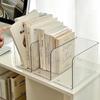 Portable Acrylic Book Stand Transparent Free Combination Bookshelf U-Shaped Book Folder Desk Storage Rack Home Office