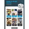 ZJ-8600 76x130 Одноленточный принтер этикеток для накладных и экспресс-накладных, вилка США