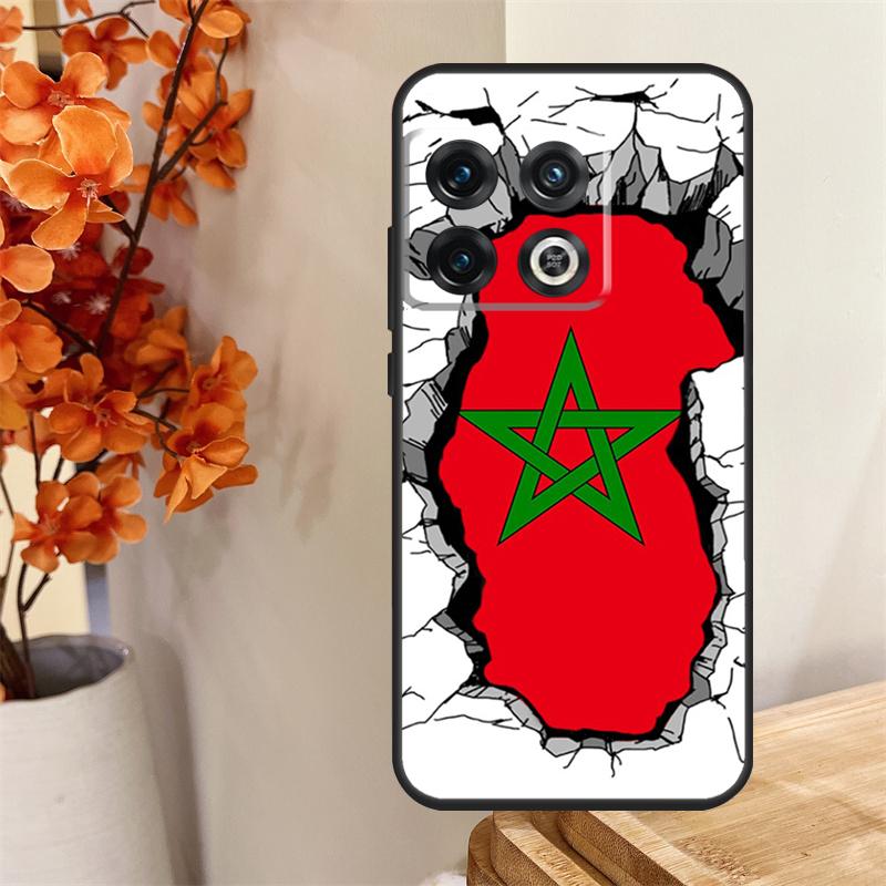 Maroc Morocco Flag Funda For OnePlus 13 13R 12 12R 11 10 Pro 8T 10T OnePlus Nord 4 CE 2 3 Lite N30 N20 N10 Case