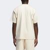 Adidas Originals Trefoil Pharrell Williams Basics Casual Short Sleeve T-Shirt Men Tops Cream GH4390