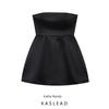Kaslead New Women Clothes Western Style Fashion Slim Fit Strap Wrap-around Backless Short Dress