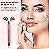 5-in-1 24k Gold Face Massager Electric Rose Quartz 3d Roller Face Lifting Body Facial Gua Sha Jade