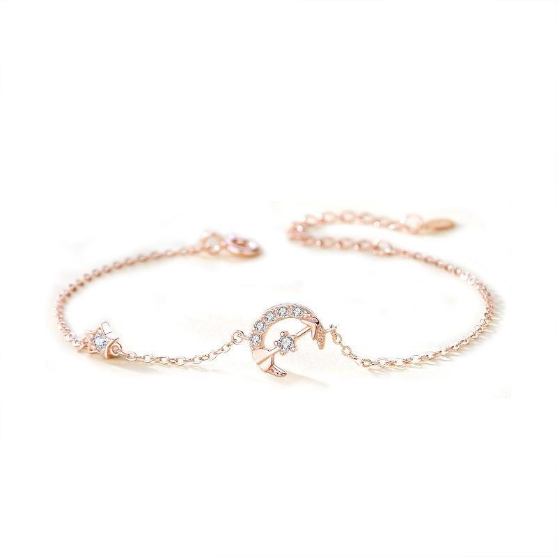 Танциз Стерлингового Серебра 925 пробы с Цирконом Браслет Ювелирные Изделия Геометрический Бисер Цепи Браслеты Мода Изящный Свадебный Подарок для Подруги Женщины