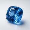 Natural Blue Sapphire Loose Gemstone Cushion Cut 8.11 ct Sri Lanka September Birthday Birthstone