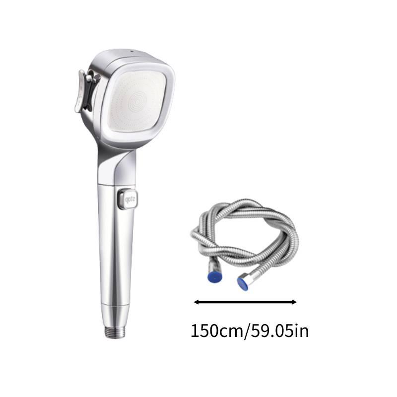 Роскошный ручной душевой набор с мощным напором, не ржавеющий и долговечный, 4 режима, шланг 1,5 м