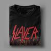 Men's Slayer Band T Shirt Pure Cotton Clothing Novelty Short Sleeve Round Collar Tees Birthday Present T-Shirt
