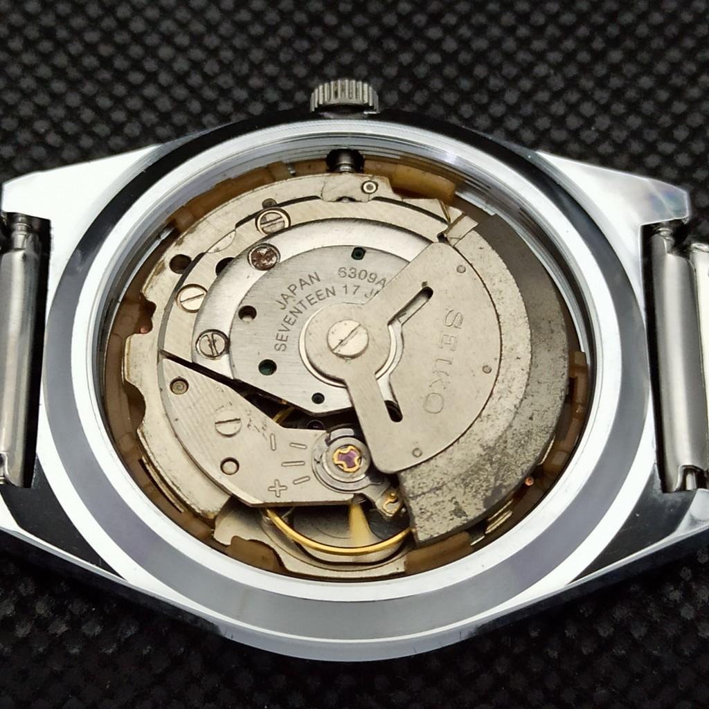 ВОССТАНОВЛЕННЫЕ ВИНТАЖНЫЕ SEIKO 5 AUTO 6309A ЯПОНИЯ МУЖСКИЕ АРАБСКИЕ ЧАСЫ 533c-a279828-6