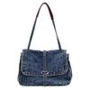 Retro Denim Cloth Bag Large Capacity Vintage Handbag Casual Canvas Tote Bag  Streetwear