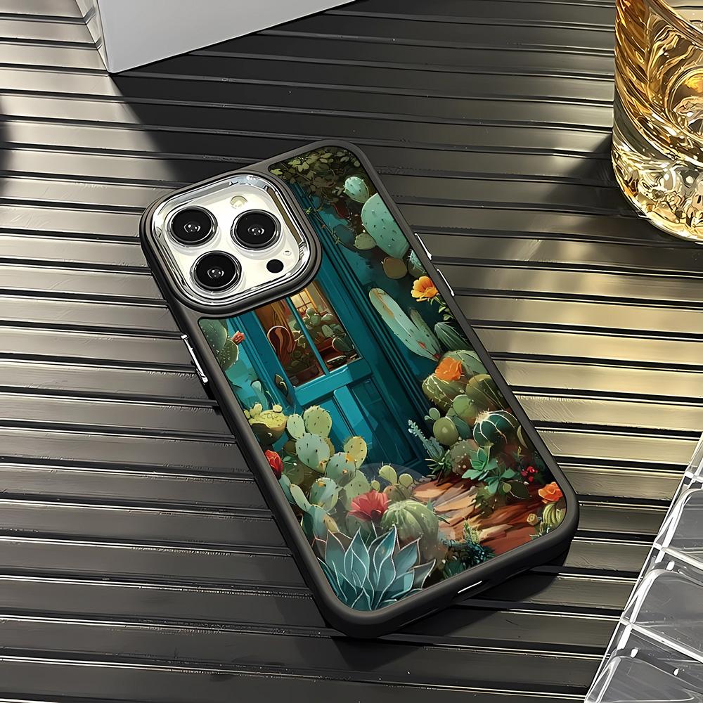 Чехол для телефона 'Растения в доме' для iPhone 16 15 14 13 12 11 Pro Max Чехол для iPhone 16 15 14 13 12 11 X XS XR 7 8 Plus Чехол