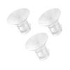 3PCS Breast Milk Pump Flange Inserts Breast Converter Practical Breast Pump Replacement 17mm 19mm