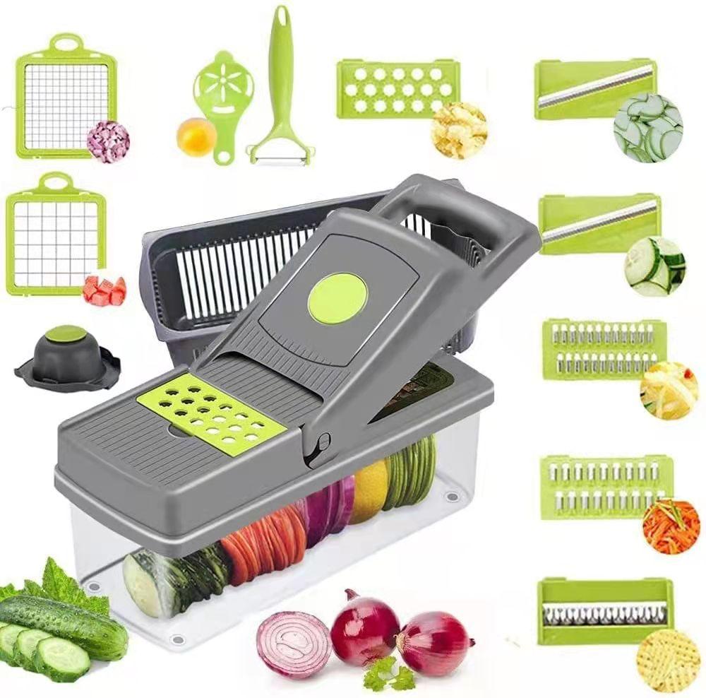 Factory Plastic Kitchen Accessories 1 Food Cutter Veggie Onion Chopper Mandoline Slicer Multifunctional Eco-Friendly