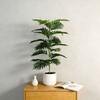 Large Size Fake Plants 23 Leaves Large Artificial Ficus Artificial Ficus Tree  Cafe Decor