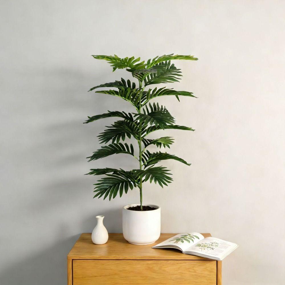 Large Size Fake Plants 23 Leaves Large Artificial Ficus Artificial Ficus Tree Cafe Decor