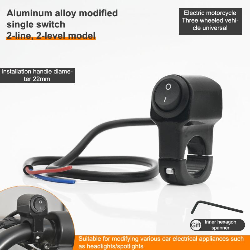 Мотоциклетный переключатель фар прожектор противотуманный фонарь кнопка ретро мото пит-дирт мотоцикл аксессуары 22 мм