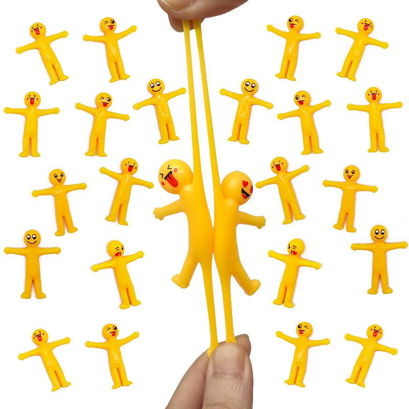 12 шт. Новая уникальная игрушка TPR Мягкая резина Щипок Тянуть Декомпрессия Игрушка-ракета Детский досуг Веселая забавная игрушка Подарки на день рождения