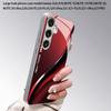 Чехол для телефона Samsung S26 S25 S24 S23 S22 S21 S20 A56 A36 A16 - Красное вино, Красный, Мягкая поверхность, Рисунок, 2D, Защитная крышка из стекла