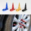 4pcs Tire Valve Caps 4pcs Universal Fits for Car Motorcycle Bike Wheel Tires Valves Tyre Stem Cap Air Cap Airtight Cover
