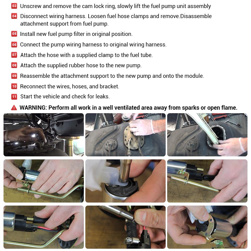 Универсальный 31111-22050, B3C713350,42021-AA330 E8229 автоматический электрический топливный насос для Toyota Honda Jeep Grand Cherokee Hyunda Accent