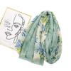2024 Spring And Autumn Winter New Cotton And Hemp Long Thin Scarf Travel Versatile Sunscreen Warm Shawl For Women