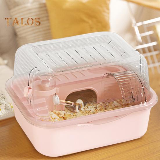 Клетка для хомяка, домик для мелких животных, большая вместимость, прозрачный дизайн, песчанки, грызуны, клетка для мелких животных, игровой домик