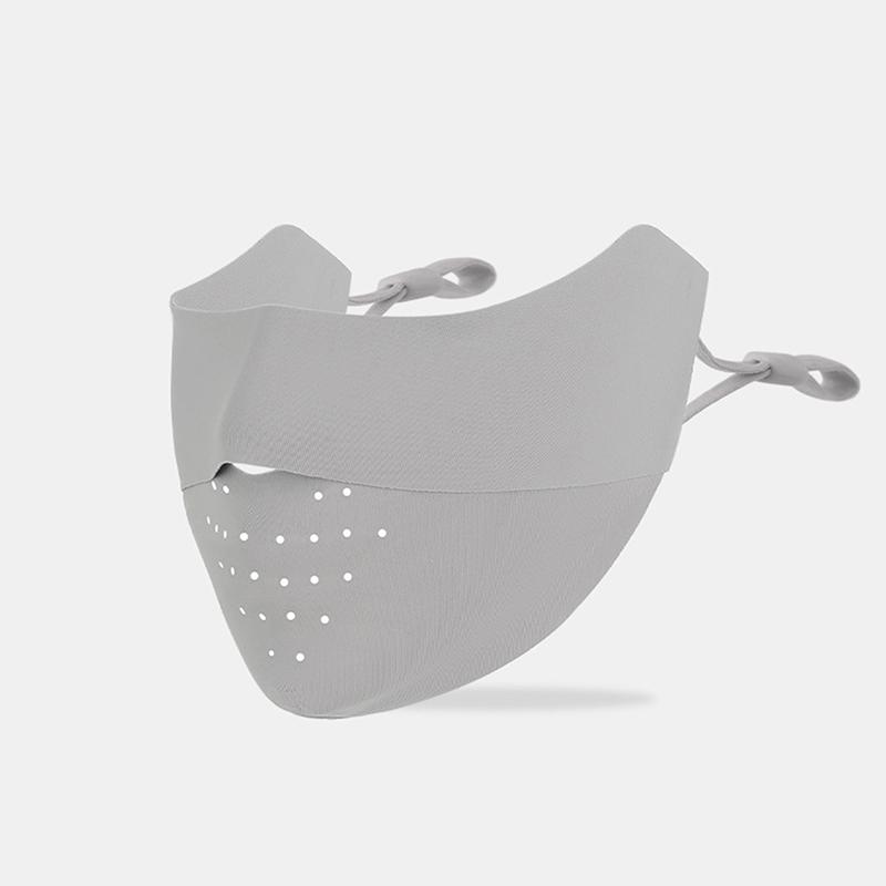 Маска для лица Ice Silk, защита от ультрафиолета, летняя регулируемая дышащая маска для мужчин и женщин, для бега на открытом воздухе, для велоспорта, спортивная маска