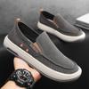 Men's Casual Canvas Shoes Summer Breathable Flat Non-slip Sneakers Mens Trendy All-match Slip-on Loafers Tenis Masculino