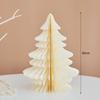 Соты Бумажная Рождественская Елка Настольные Украшения - Праздничный Реквизит для Фото и Декор для Праздничной Атмосферы