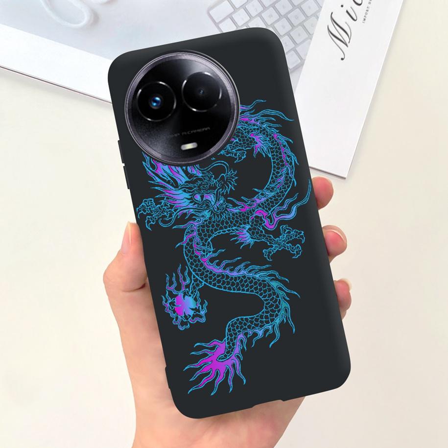 Ударопрочный Чехол Для Realme 11 5G / Realme 11X Чехол На Телефон Модный Девушки Мягкий Силикон Funda Для Realme11 11 X 2023 RMX3785 Coque