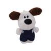 Adorable Plush Dog Keychain Cute Cartoon Animal Stuffed Toy For Kids Gifts