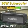 XDOBO WAKE1983 High-power 50W Bluetooth Speaker Outdoor Portable IPX7 Waterproof Double Speaker 360 Surround TWS Desktop Speaker