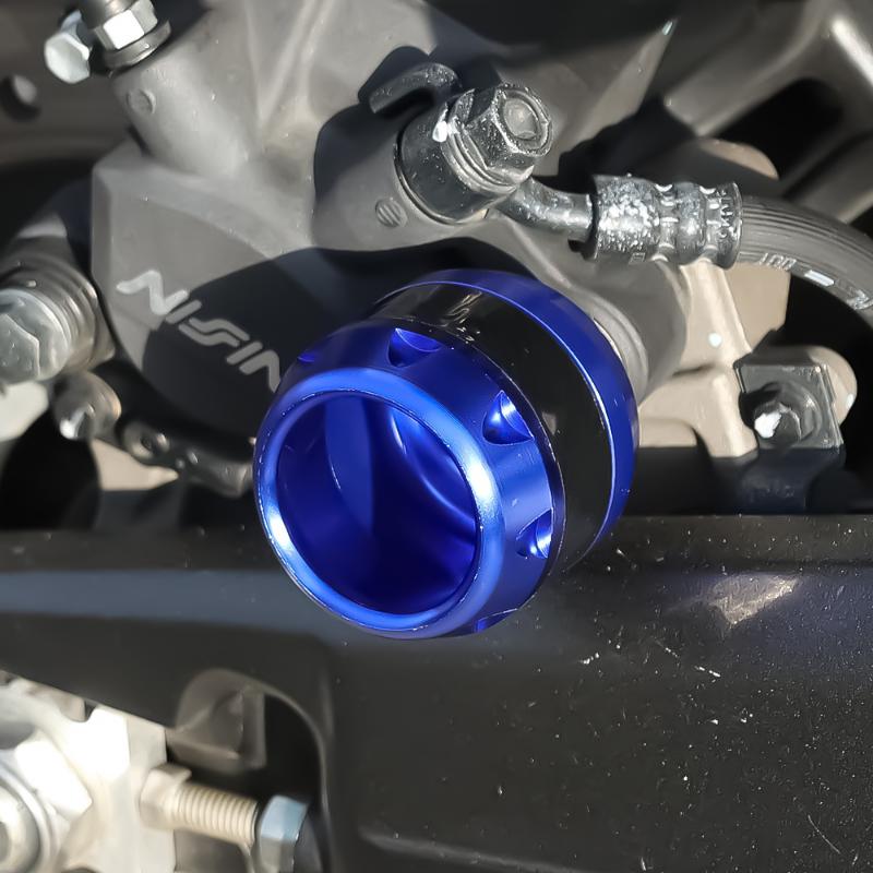 Пара универсальных направляющих для рамы мотоцикла из алюминиевого сплава, передняя вилка, защита от сдавливания при падении