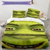 3pcs Shrek4 Design Cover Set - HD Printed Bedding with 1 Cover and 2 Pillowcases - Perfect for Home and Dorm Decor