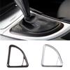 Carbon Car Style Car Central Control Gear Shift Lever Frame Stickers Fit For BMW 1 Series E81 E82 E87 2007-2011 Auto