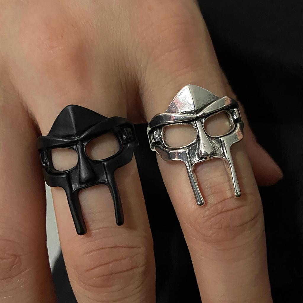 Модное ретро преувеличенное холодное кольцо с открытой половиной лица скульптуры Венеры