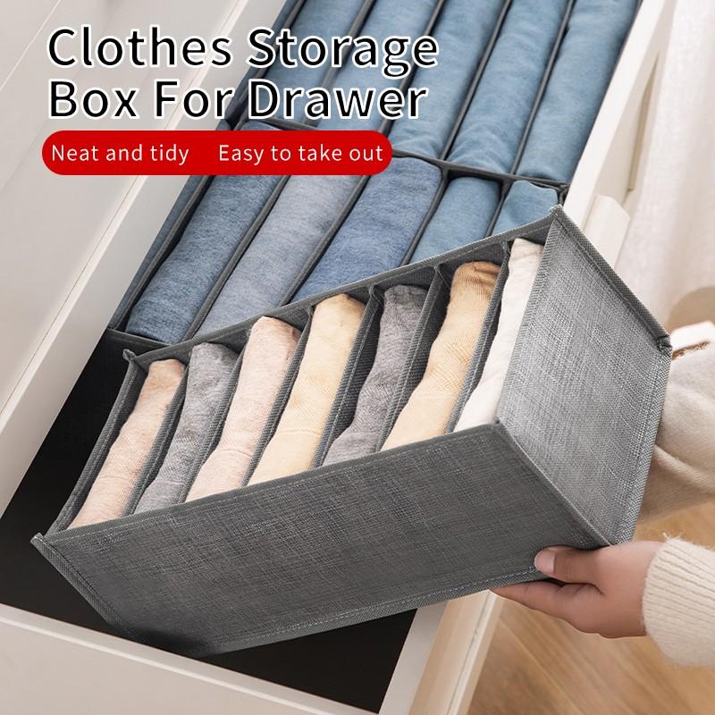 Органайзер для джинсового шкафа, ящики для хранения, органайзер для шкафа, перегородки для шкафа, органайзеры для ящиков, складная коробка для хранения нижнего белья