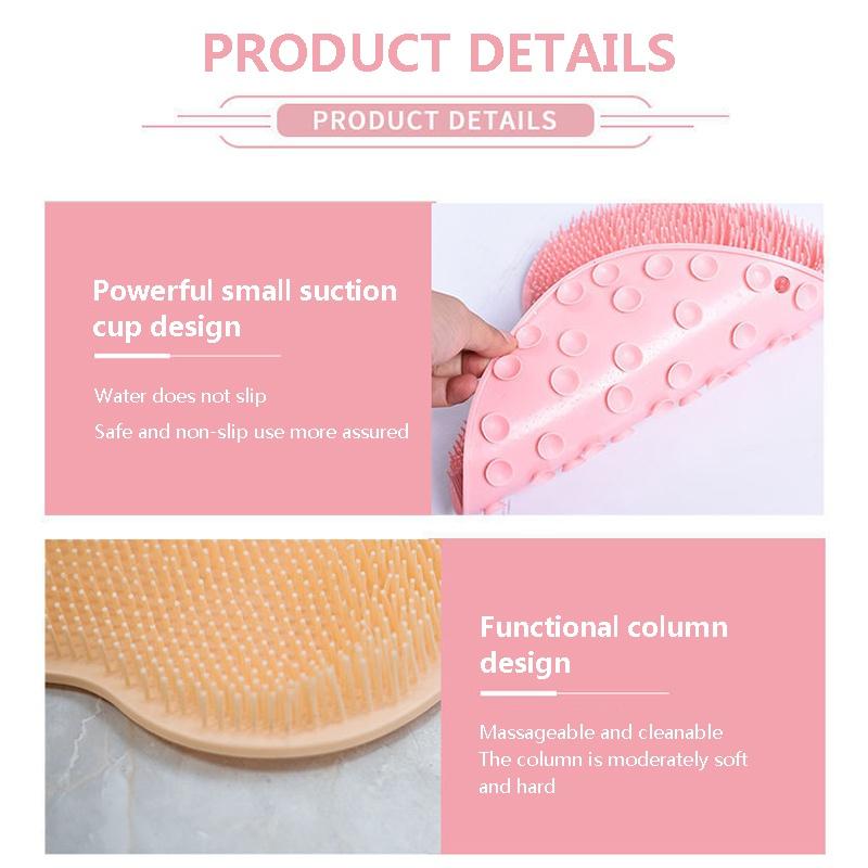 1 шт. скруббер для ног, скрубберы для душа для использования в душе, коврик для чистки ног, массажер для ног, ванна