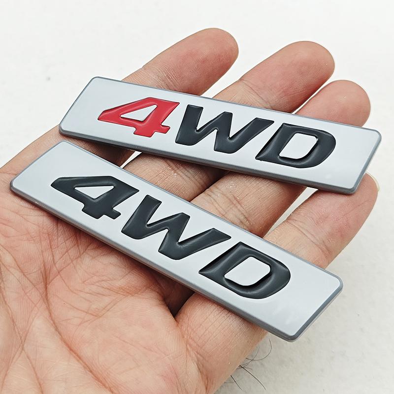 Наклейки с логотипом 4WD 3D Металлический значок-эмблема Наклейки на автомобиль Для Hyundai iX25 iX35 Tucson Toyota RAV4 Наклейка Автоаксессуары