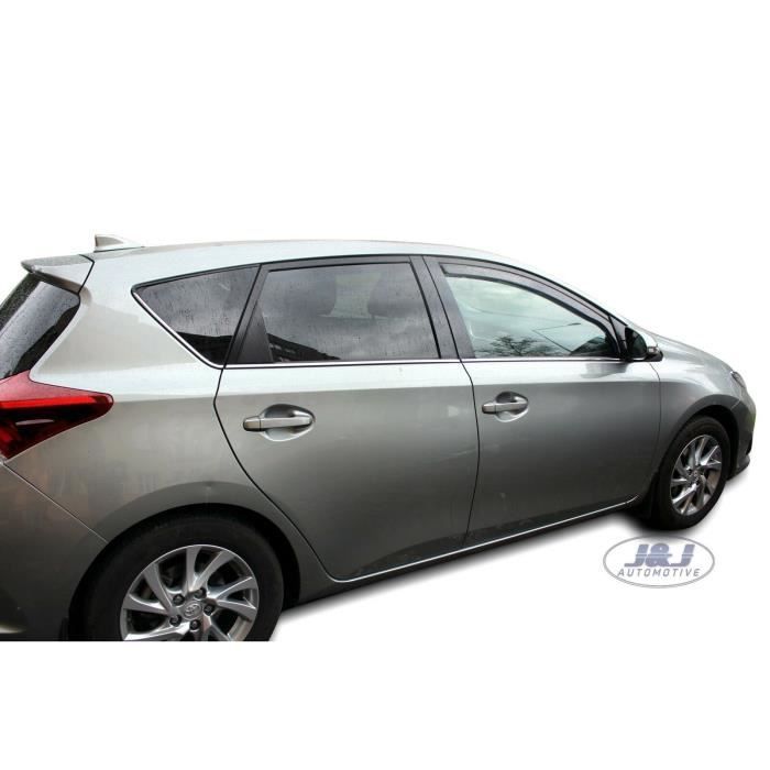 J&amp;J AUTOMOTIVE | Heko Deflecteurs d'air Déflecteurs de Vent Pour Toyota Auris 2 5P. Berlina 2013-2018