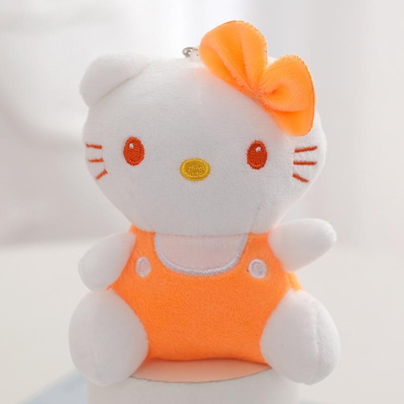 Очаровательный плюшевый брелок в виде кошечки Китти, милая мультяшная игрушка в виде животного, подвеска для сумки