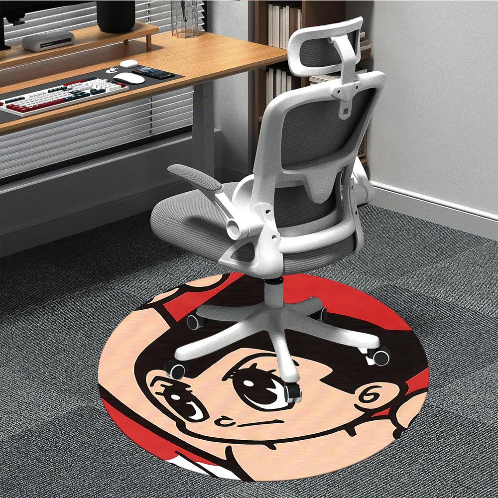 Astro Boy Office Round Area Rug, Under Office Chairs Bedroom Living Room Home Decor, a1022390