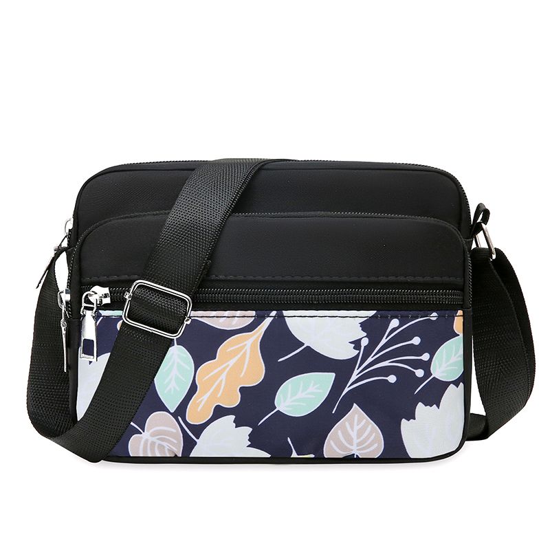 Женская сумка из нейлона для людей среднего и пожилого возраста, сумка через плечо из ткани, многослойная женская сумка для бизнеса