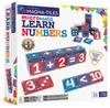Конструктор магнитный Magna-Tiles Micromags Learn Numbers обучение цифрам, 56 деталей