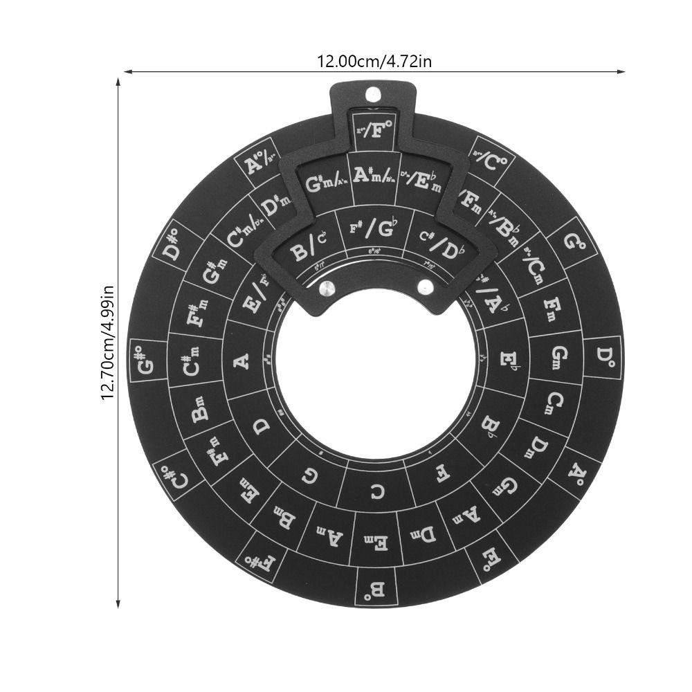 Вращающийся дизайн Гитара Колесо аккордов Алюминий Цинк Цинковый сплав Инструменты для обучения теории музыки Музыкальные инструменты