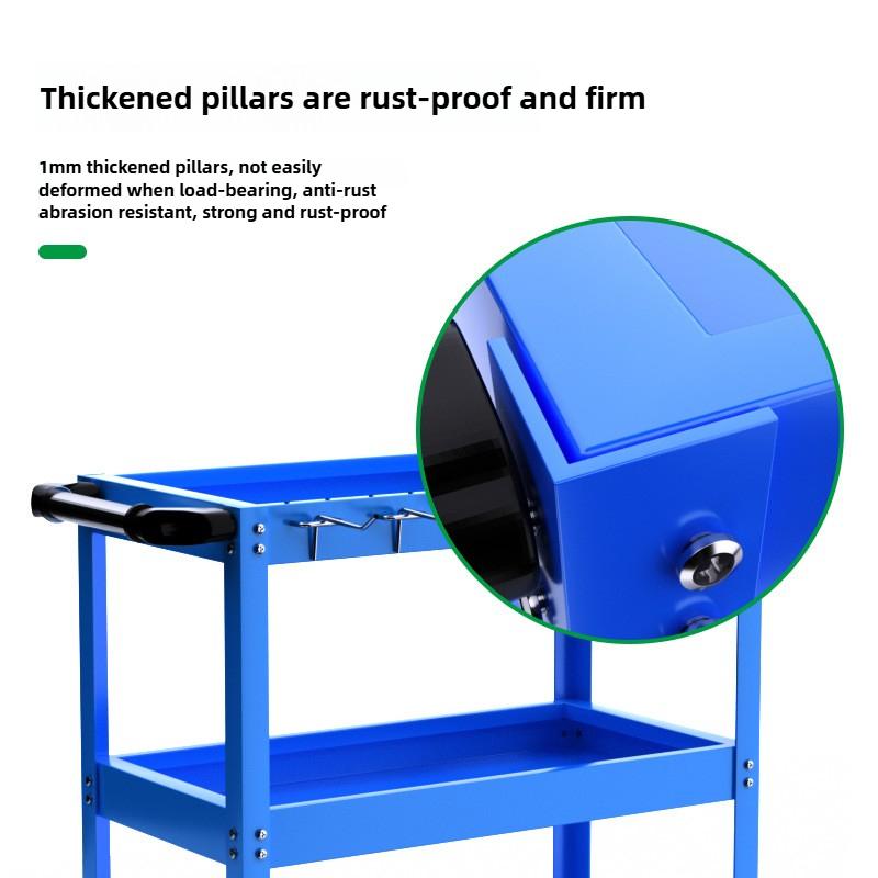 BaoLian Mechanical Workshop ToolsCart Тележка для инструментов с тормозными колесами Ящик для инструментов Шкаф-органайзер Держатель Стеллажи для гаражных верстаков