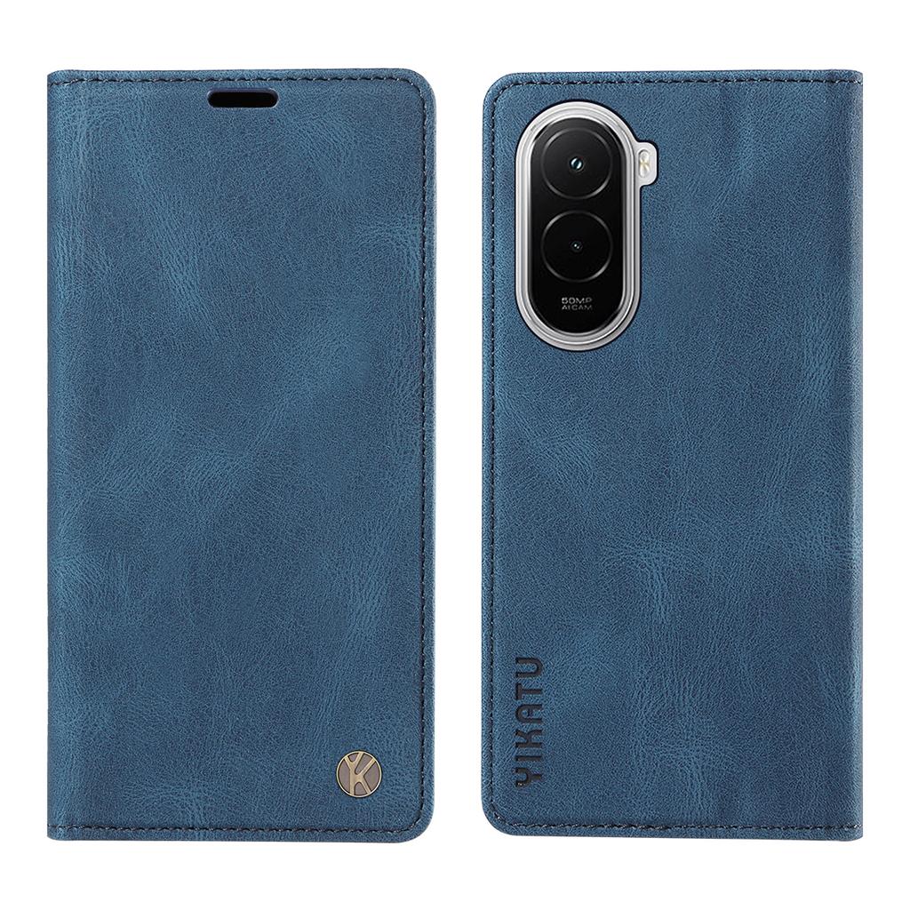 Для Xiaomi Poco M7 4G (169 мм) Кожаный чехол YIKATU YK-004 Чехлы-кошельки для телефона с эффектом кожи