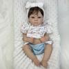 BZDOLL 19 дюймов 48 см Кукла Реборн для девочки с полностью виниловым телом Игрушка для ребенка Ручная работа Мода Подарок на день рождения для детей Кукла для купания Игрушка для ролевых игр Коллекционные куклы