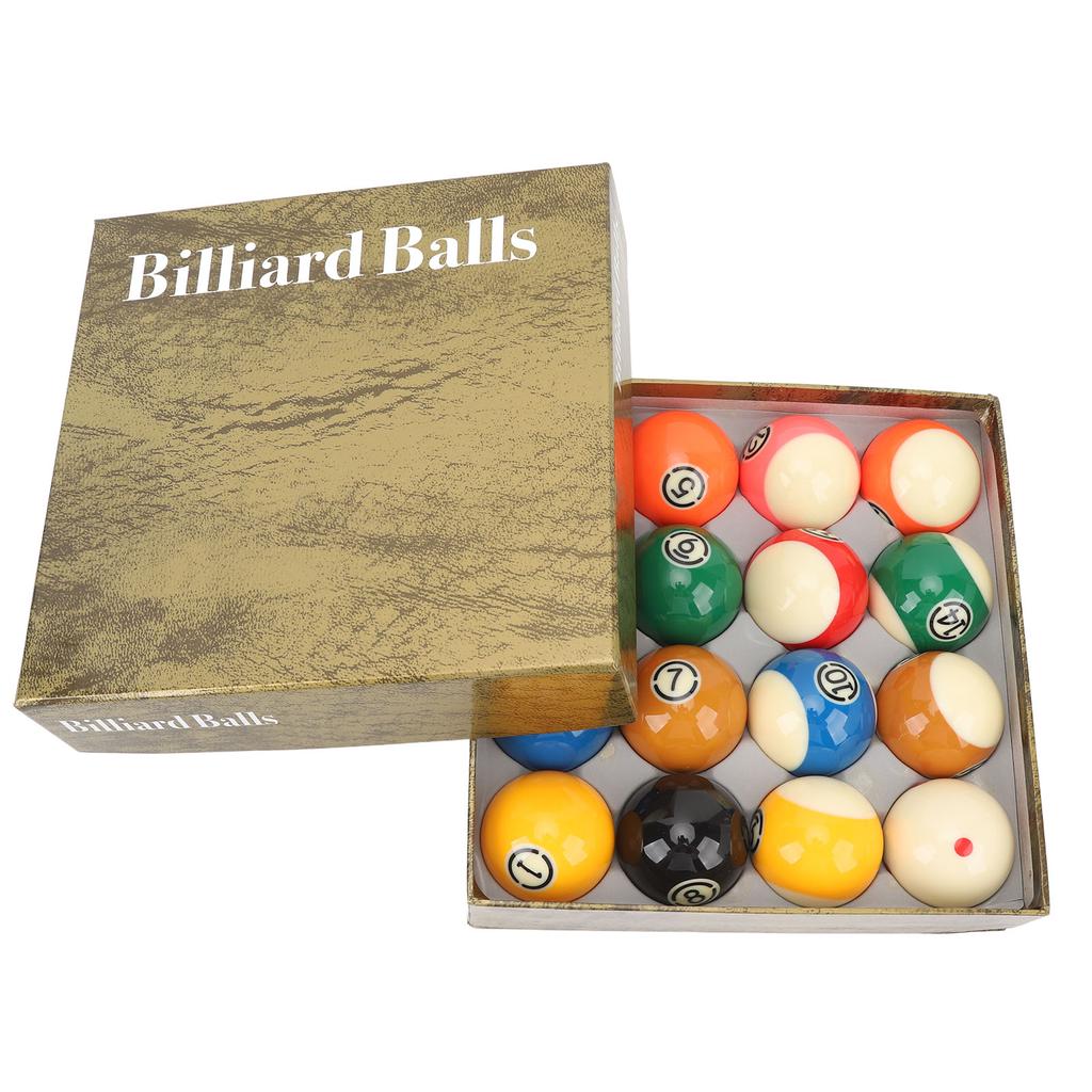 16шт бильярдных шаров 2,25 дюйма шары из смолы для бильярдного стола для замены тренировок