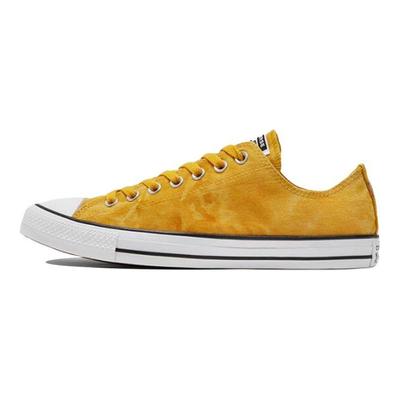 Chuck Taylor All Star Удобные Универсальные Прочные Низкие Кеды из Канваса Унисекс Кроссовки Имбирно-Желтый 170859C