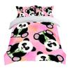 Cartoon Panda Three-Piece 3D Digital Printing Student Dormitory Quilt Cover Manufacturer